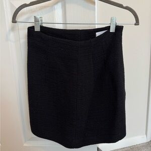 Tweed black skirt